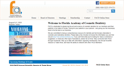 Desktop Screenshot of flacosmeticdentistry.org